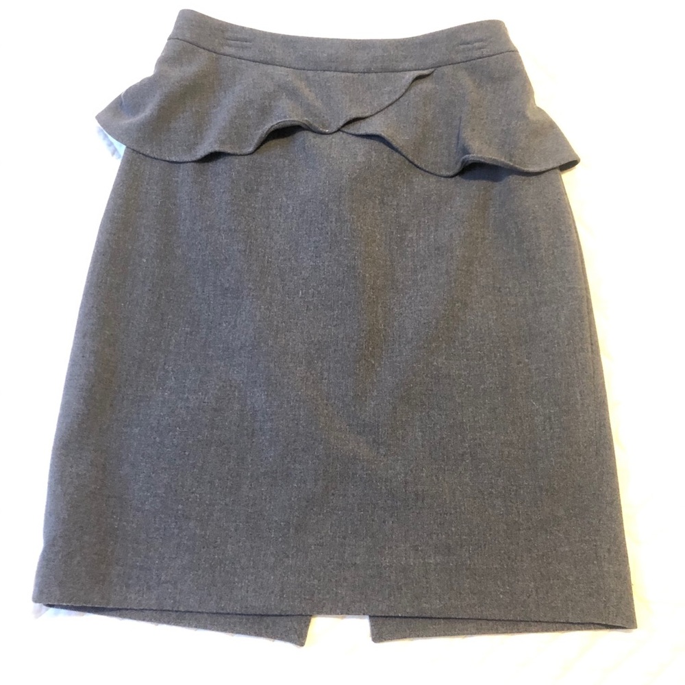 Sassy peplum pencil skirt